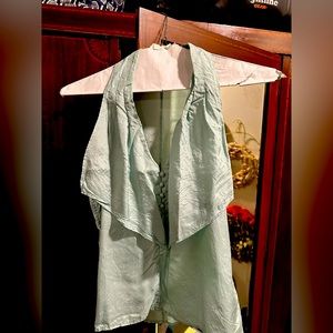 Banana Republic blouse and skirt